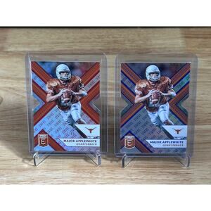 2018 Elite Draft Picks Collegiate Major Applewhite /49 & /25 Set of 2